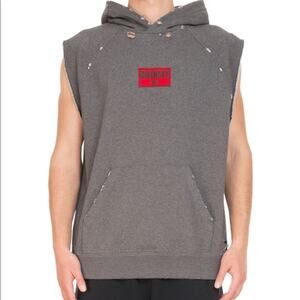 #GIVENCHY Box Logo Sleeveless Hoodie XL